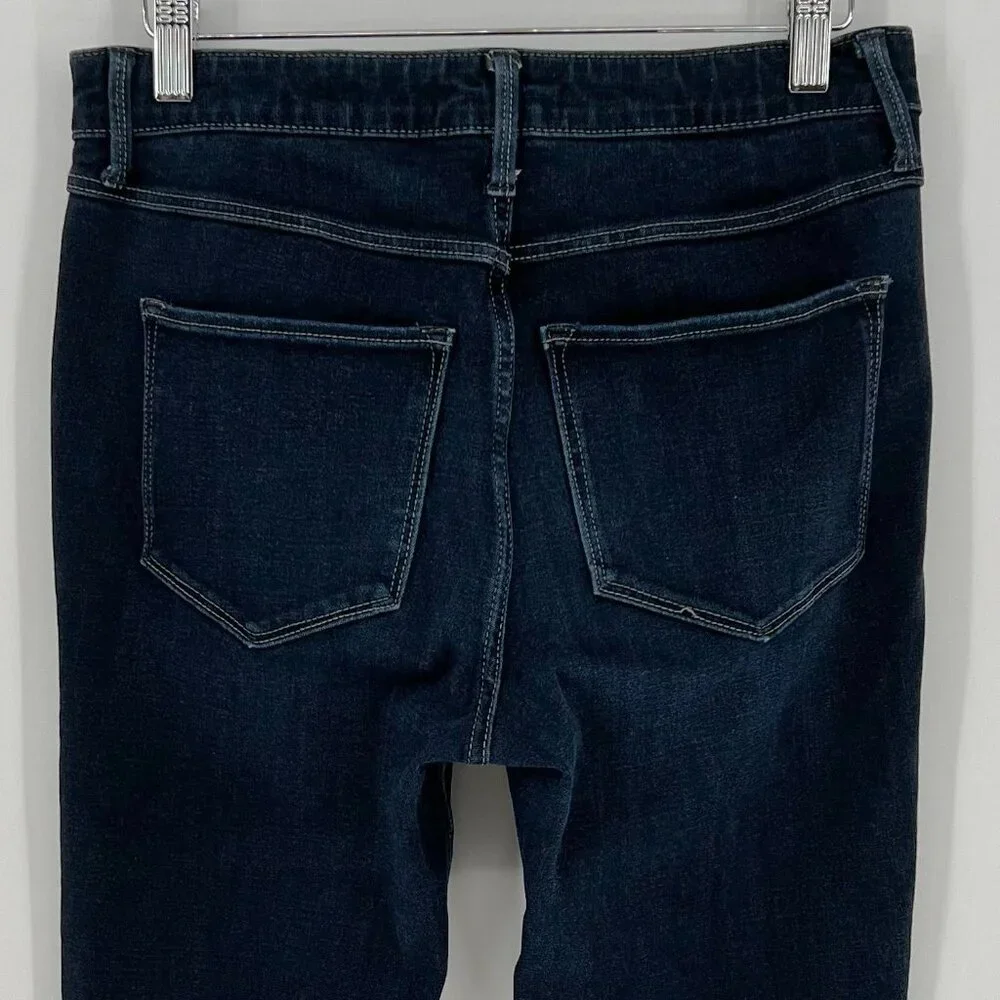 Abercrombie & Fitch Womens High Rise Skinny Jeans Size 10 Blue Dark Wash Denim
